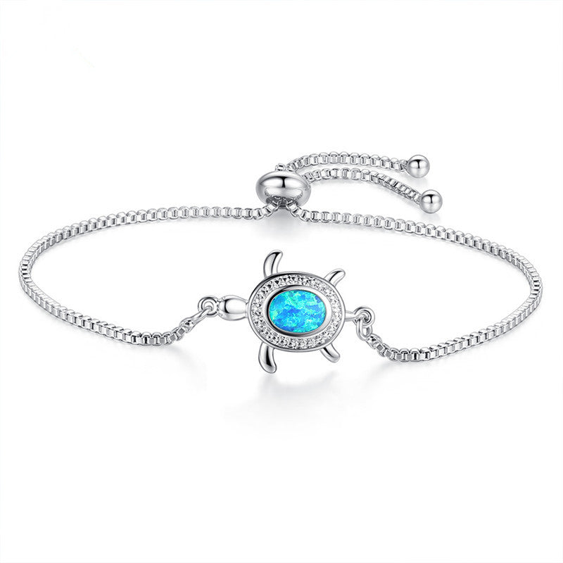 Ocean Crab & Star Opal Bracelet