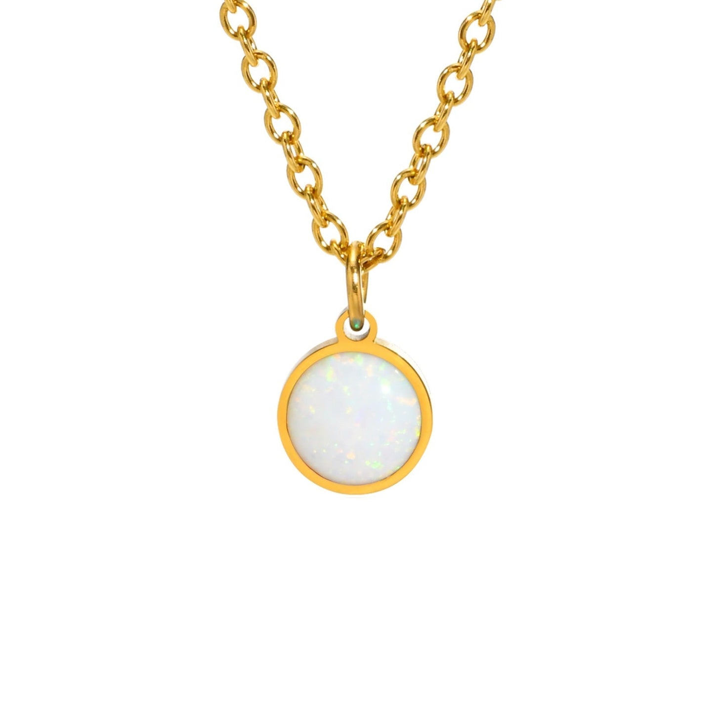 Blue Opal Pendant Necklace 925 Sterling Silver | Elegant Opal Jewelry Gift for Women
