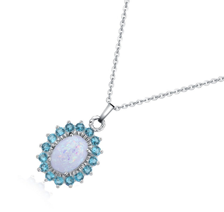 Six-Claw Opal Necklace