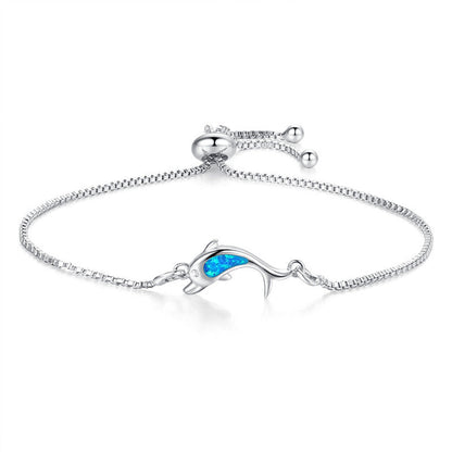 Ocean Crab & Star Opal Bracelet