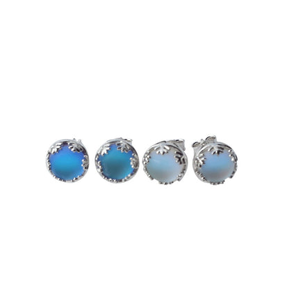Natural Moonstone s925 sterling silver earrings
