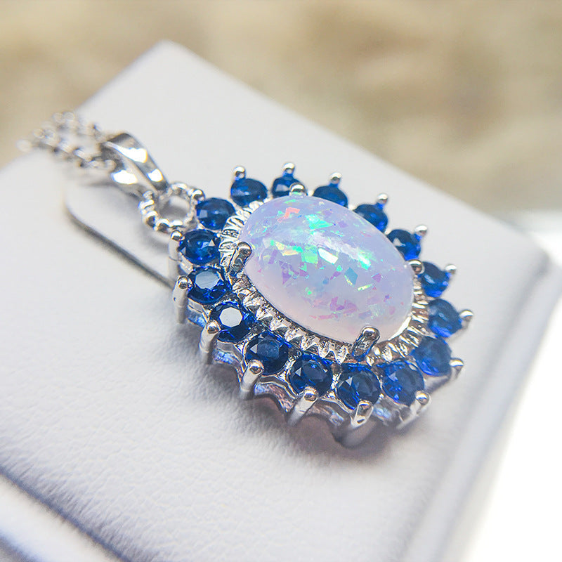 Six-Claw Opal Necklace