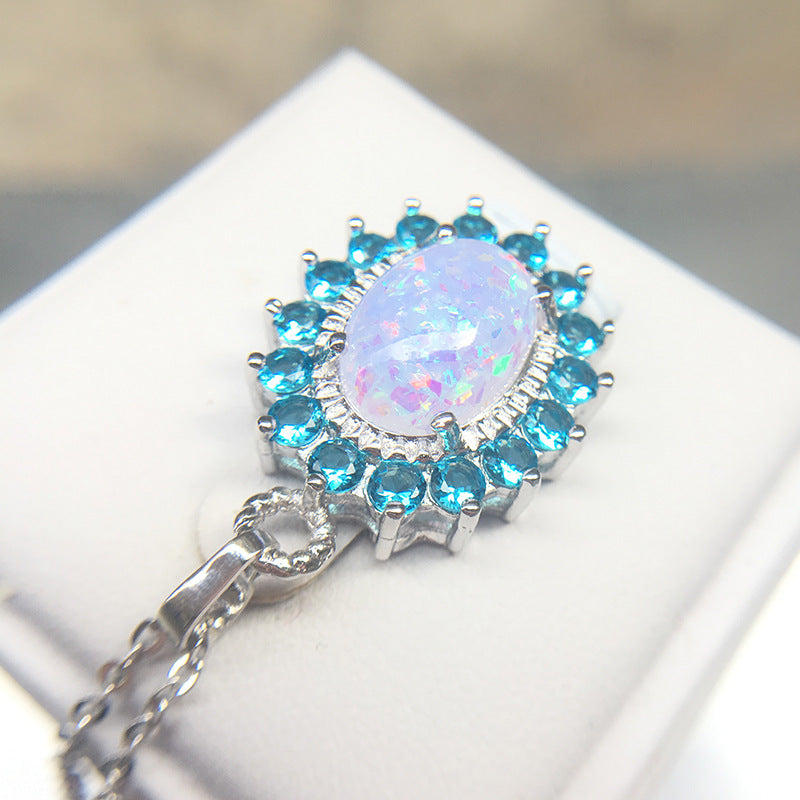 Six-Claw Opal Necklace