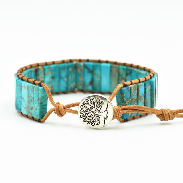 Handmade Turquoise Wrap Bracelet