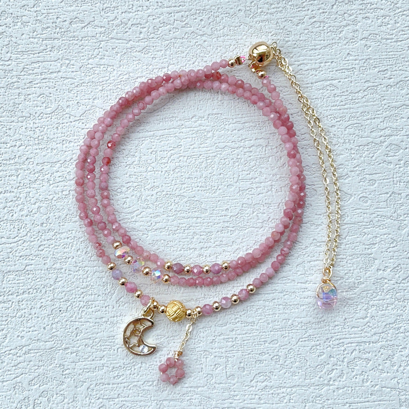 Natural 3mm Opal Love Bracelet