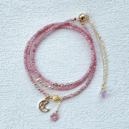 Natural 3mm Opal Love Bracelet