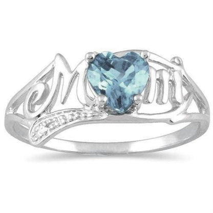 Inlaid Opal Wish Ring in Sterling Silver | Meaningful Opal Gemstone Ring | October Birthstone Gift for Her