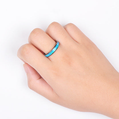 Black Gold Opal Ring | Bold Statement Opal Gemstone Ring | October Birthstone Gift for Her