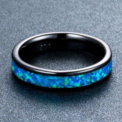 Black Gold Opal Ring | Bold Statement Opal Gemstone Ring | October Birthstone Gift for Her