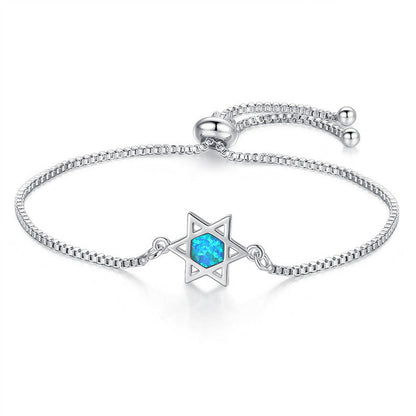 Ocean Crab & Star Opal Bracelet
