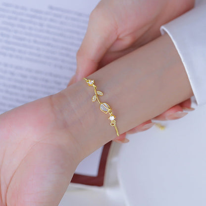 Opal Rose Bracelet Sen Series