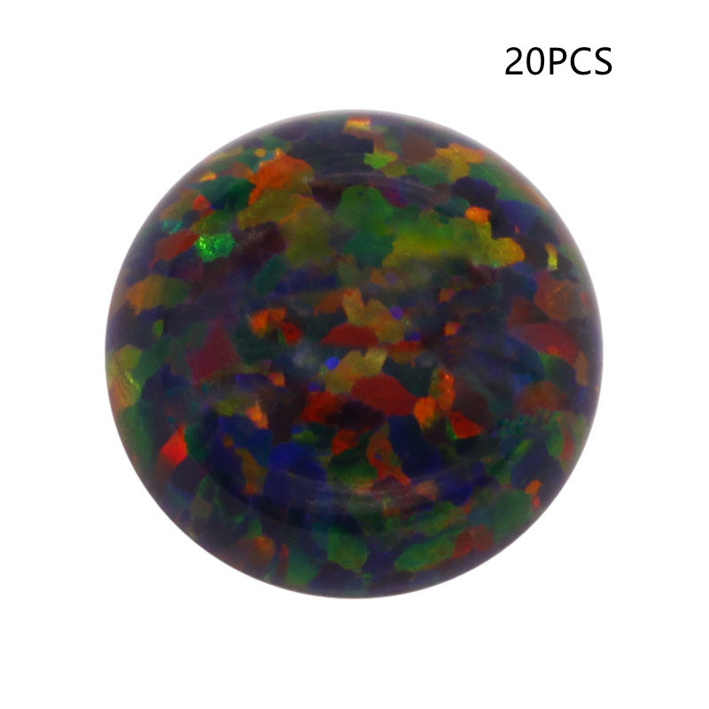 Round Opal Gemstones Loose | Fire & Multicolor Opal Cabochons | Opal for Jewelry Making | 3mm–10mm Opal Stones