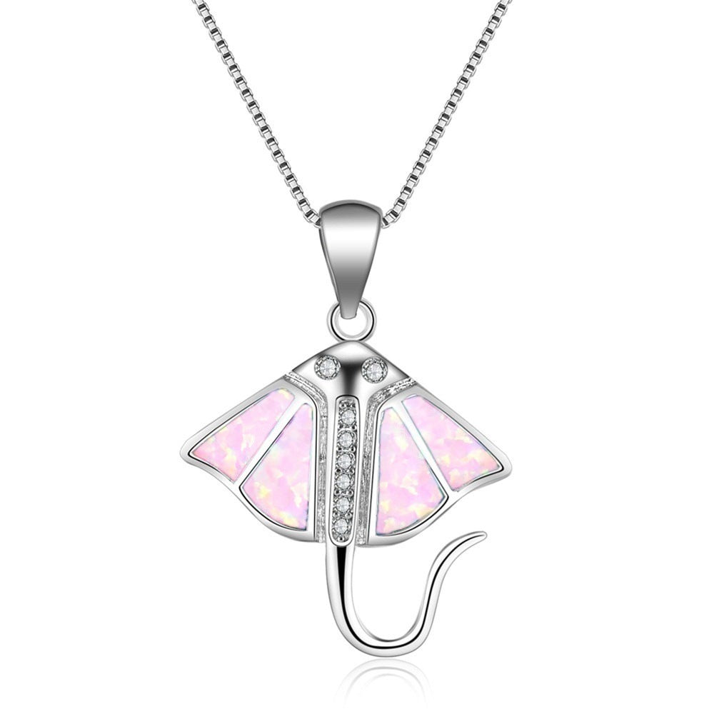 Opal Stingray Necklace