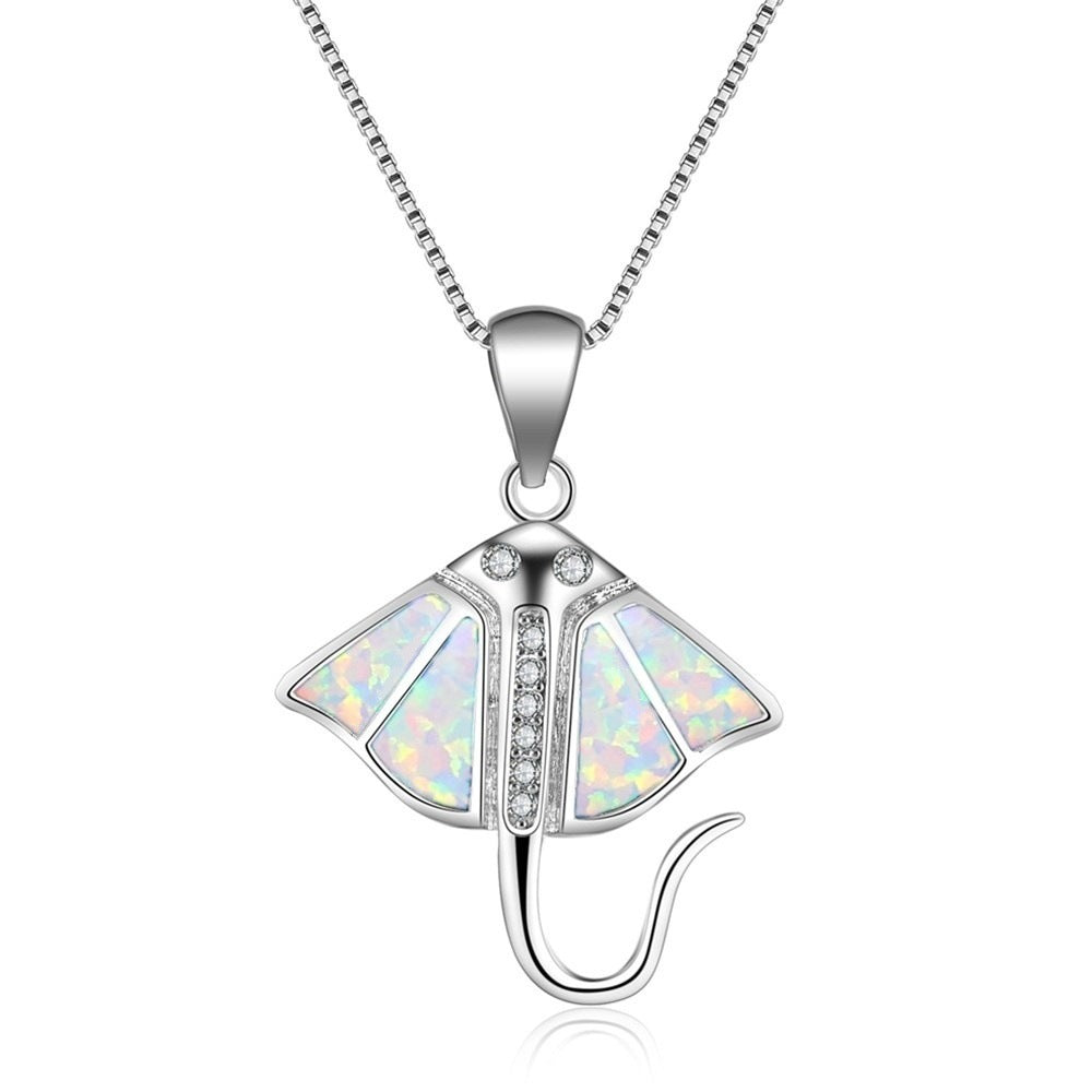 Opal Stingray Necklace