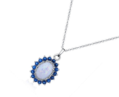 Six-Claw Opal Necklace