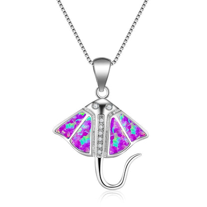 Opal Stingray Necklace