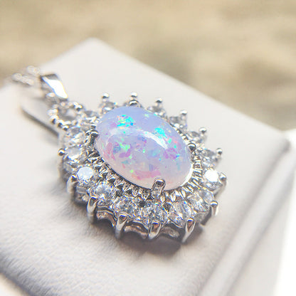 Six-Claw Opal Necklace