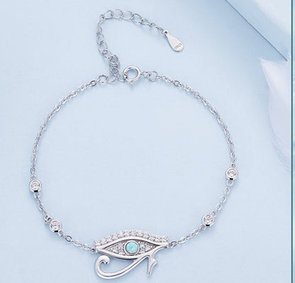 Horus Eye Opal Bracelet