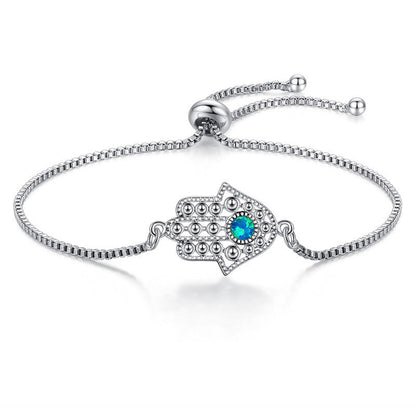 Ocean Crab & Star Opal Bracelet