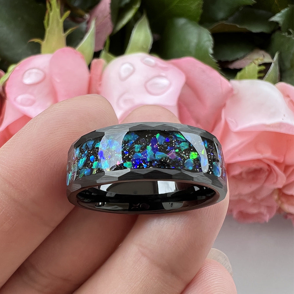 8mm Tungsten Ring Unisex | Durable Wedding Band | Anniversary and Valentine Gift for Her and Him
