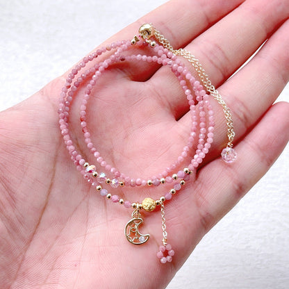 Natural 3mm Opal Love Bracelet