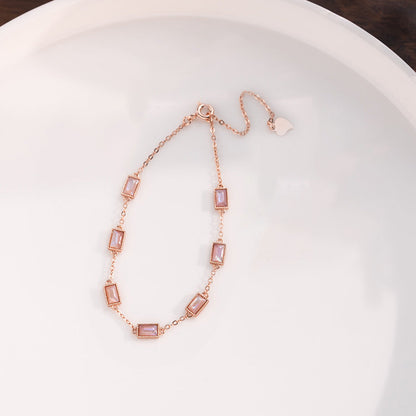 Small Sugar Cube Opal Bracelet
