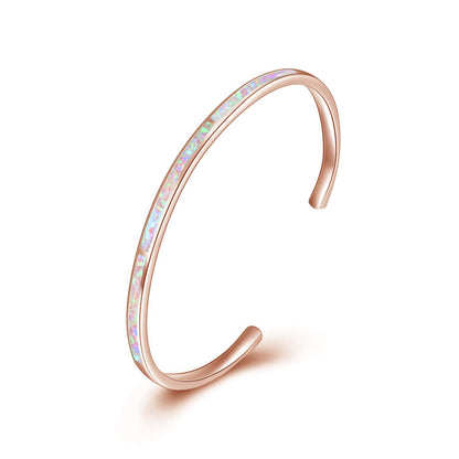 Opal Hawaiian Style Surfing Wave Pattern Bracelet