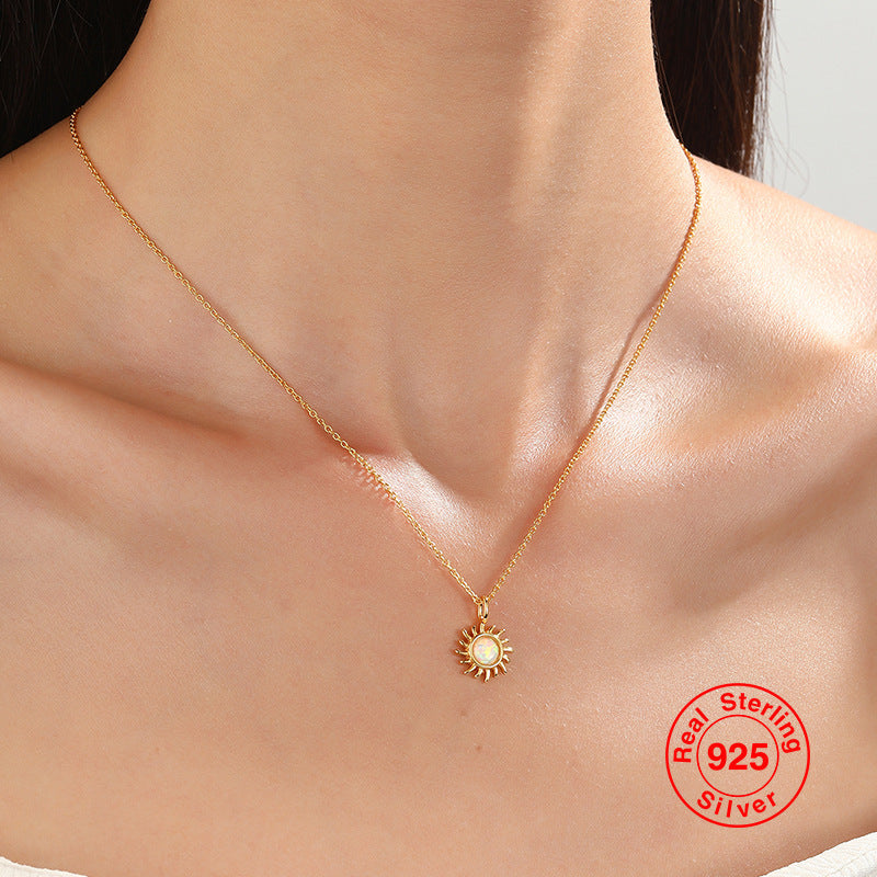 Sunburst Opal Necklace