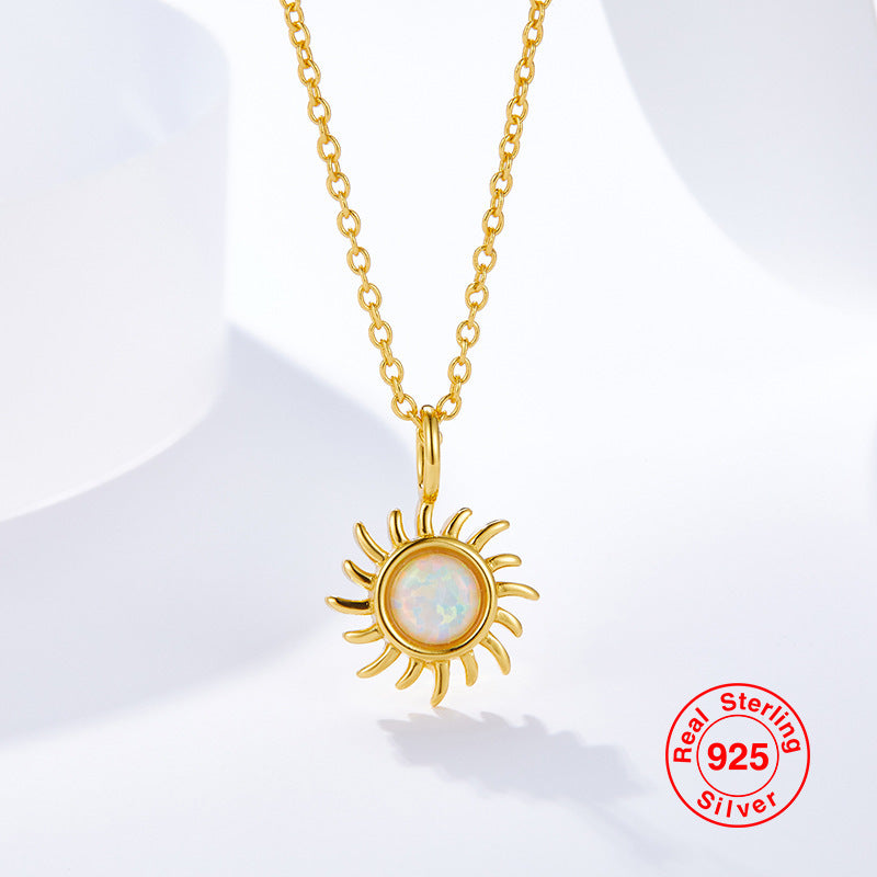 Sunburst Opal Necklace