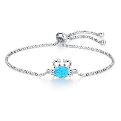 Ocean Crab & Star Opal Bracelet
