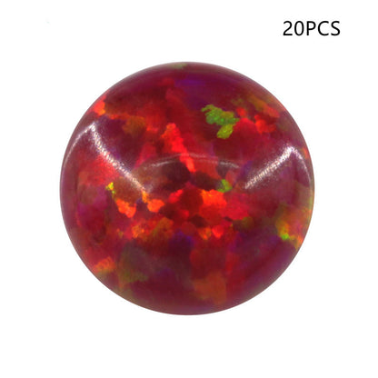 Round Opal Gemstones Loose | Fire & Multicolor Opal Cabochons | Opal for Jewelry Making | 3mm–10mm Opal Stones