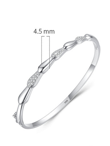 925 Sterling Silver Bangle Bracelet