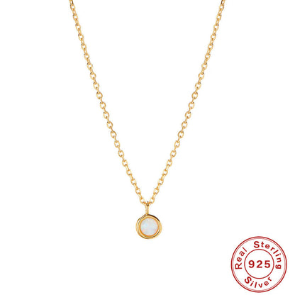 Dainty Opal Necklace