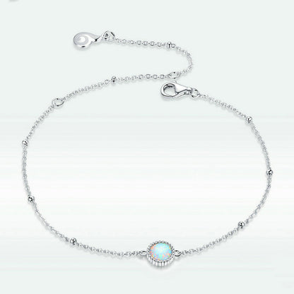 Opal Solitaire Bracelet