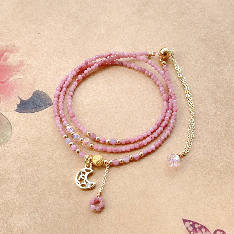 Natural 3mm Opal Love Bracelet