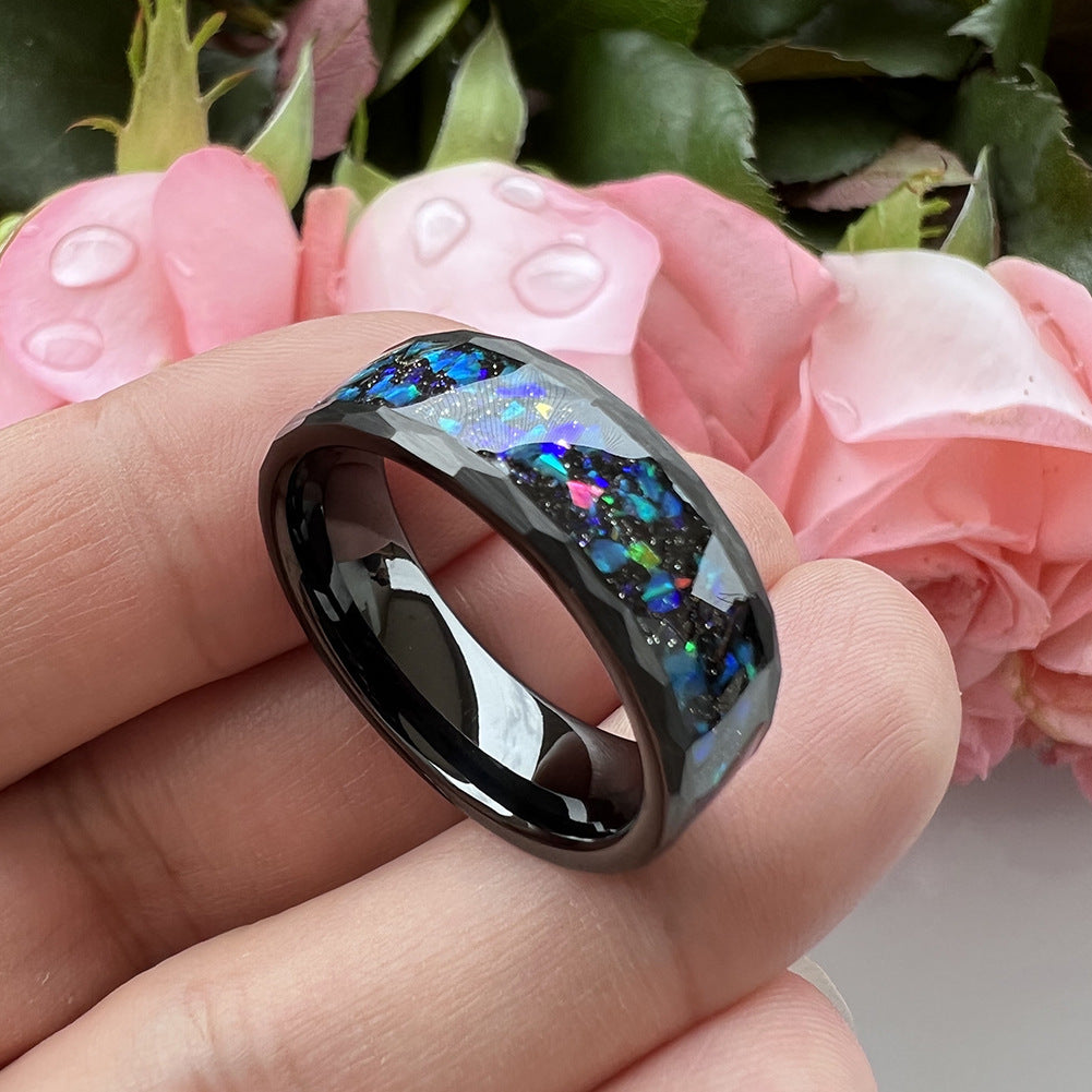 8mm Tungsten Ring Unisex | Durable Wedding Band | Anniversary and Valentine Gift for Her and Him