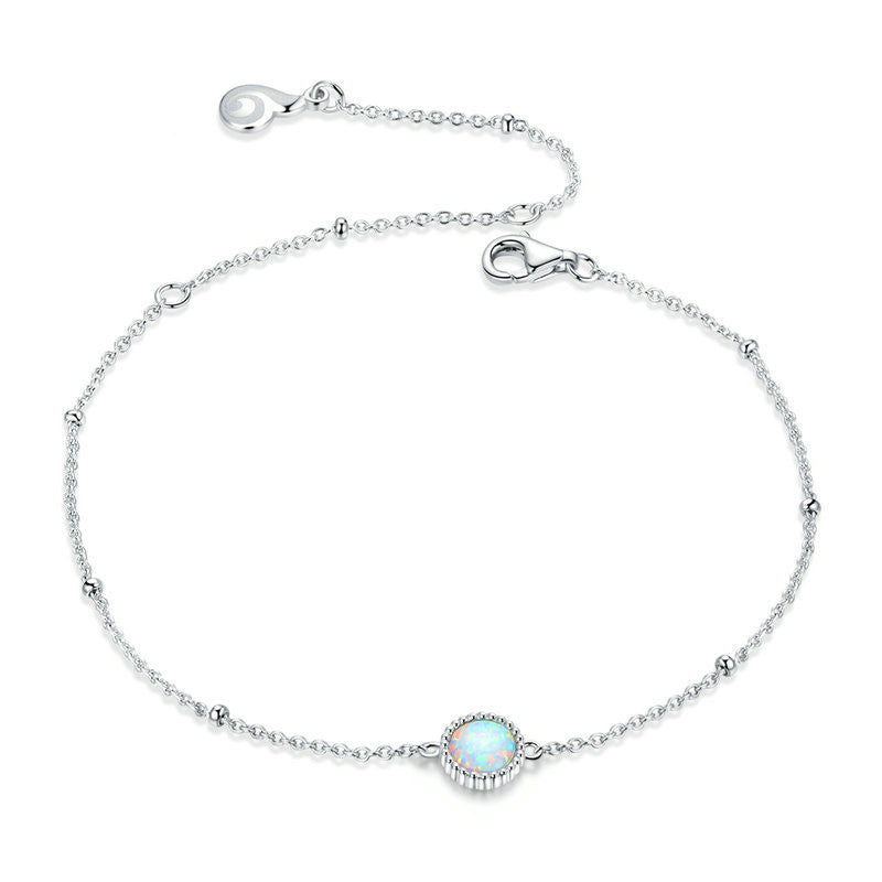 Opal Solitaire Bracelet