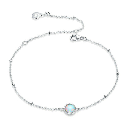 Opal Solitaire Bracelet