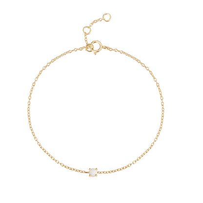 Opal Sterling Silver Bracelet