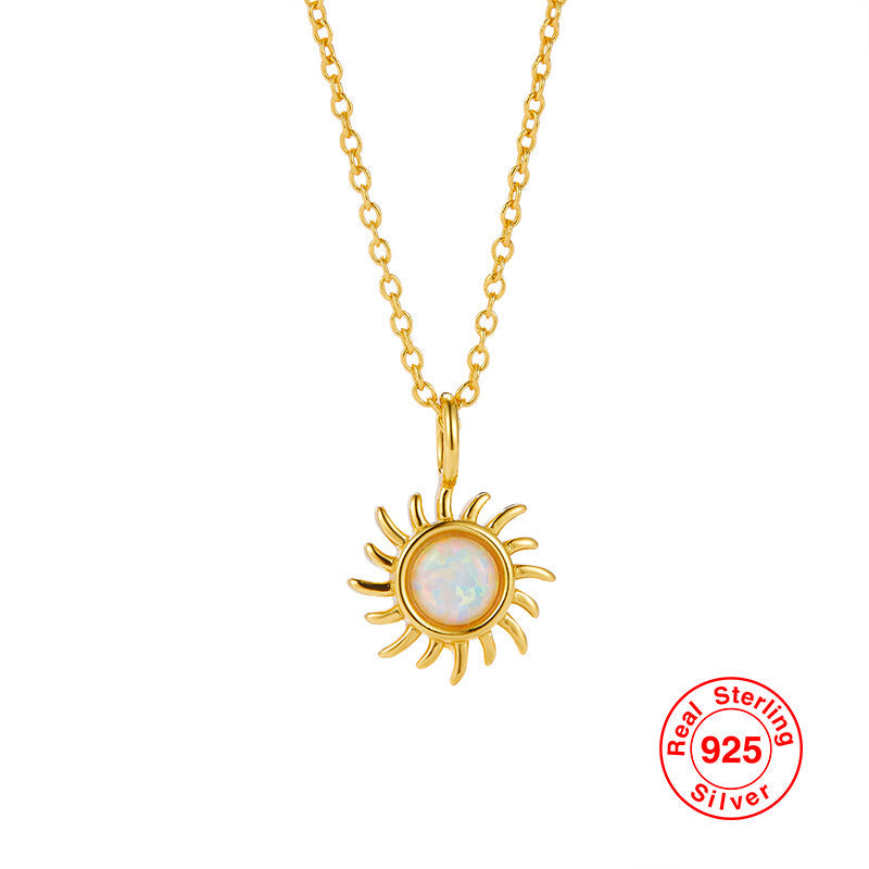 Sunburst Opal Necklace
