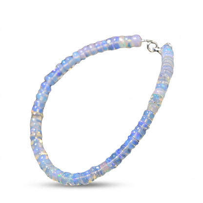 Natural Multi-Fire Opal Beaded Bracelet