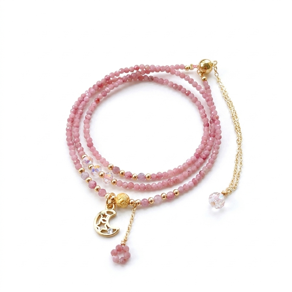 Natural 3mm Opal Love Bracelet